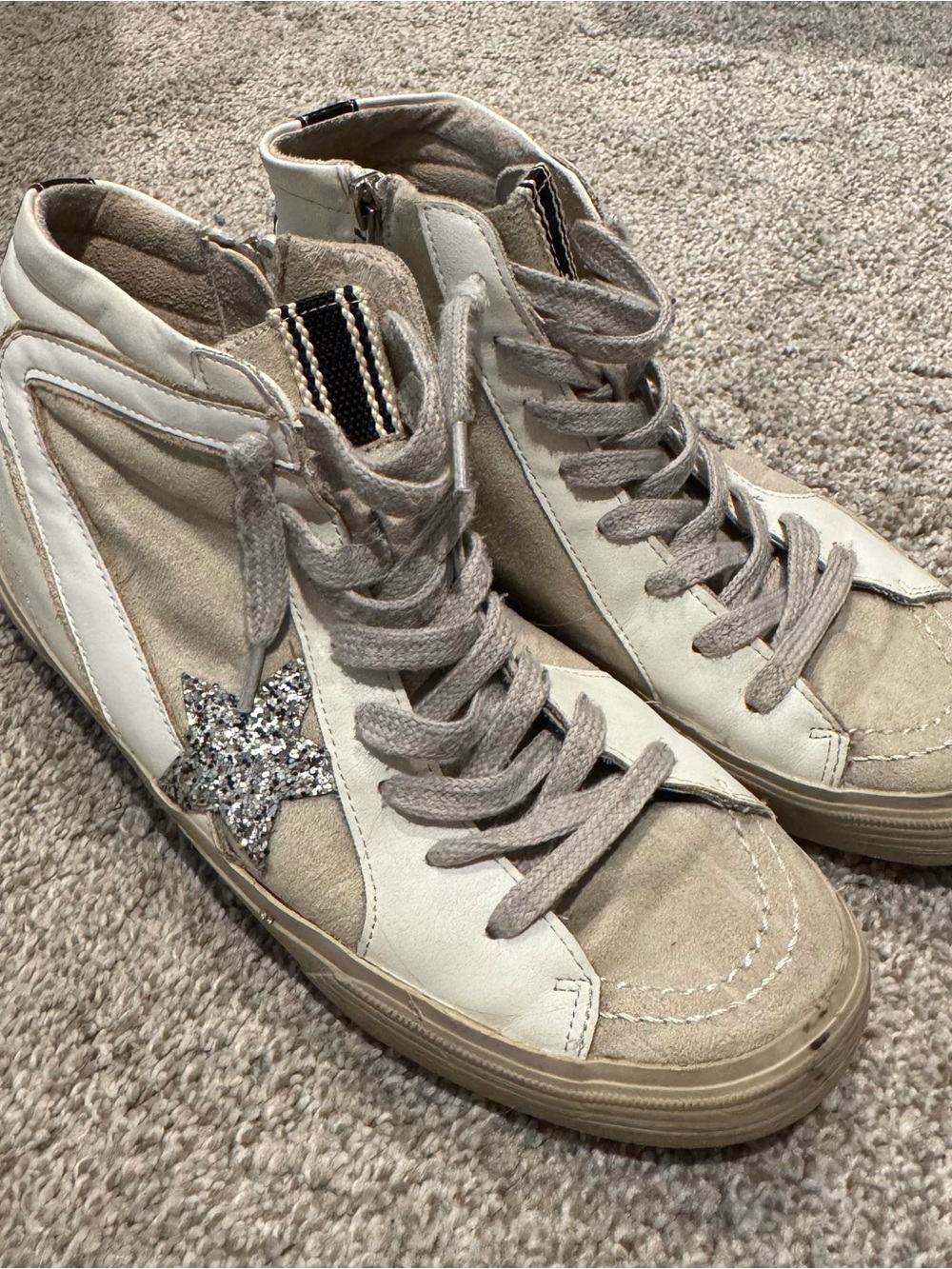 SHU SHOP Womens Casual High-Top Sneakers